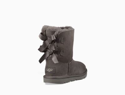 UGG Bailey Bow II Gyerek Csizma - Szürke, 3956HM